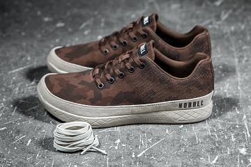 Camo Nobull Grizzly Camo Canvas Men's Trainers | CA C1250T